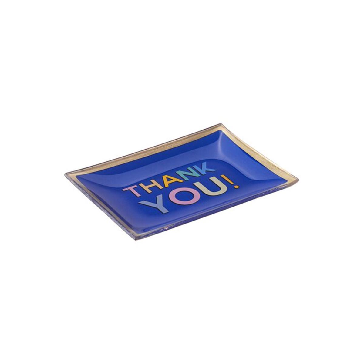 Rectangular plate THANK YOU