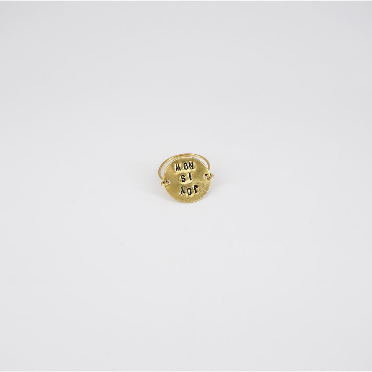 Loti ANELLO PLACCA JOY IS NOW