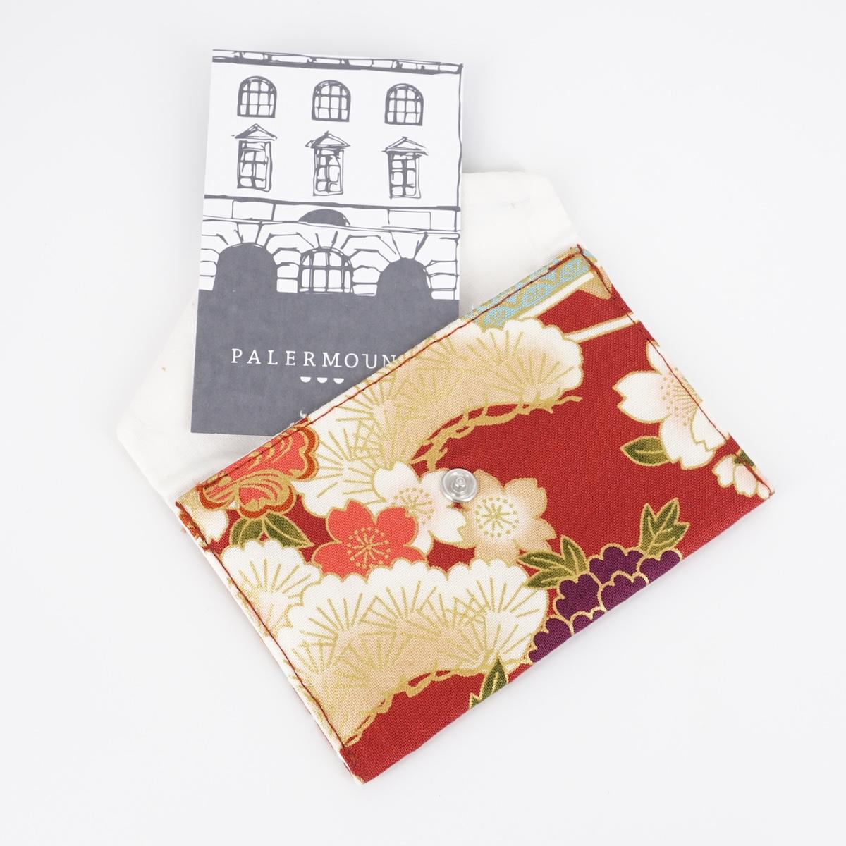 Portacarte FIORI ROSSO