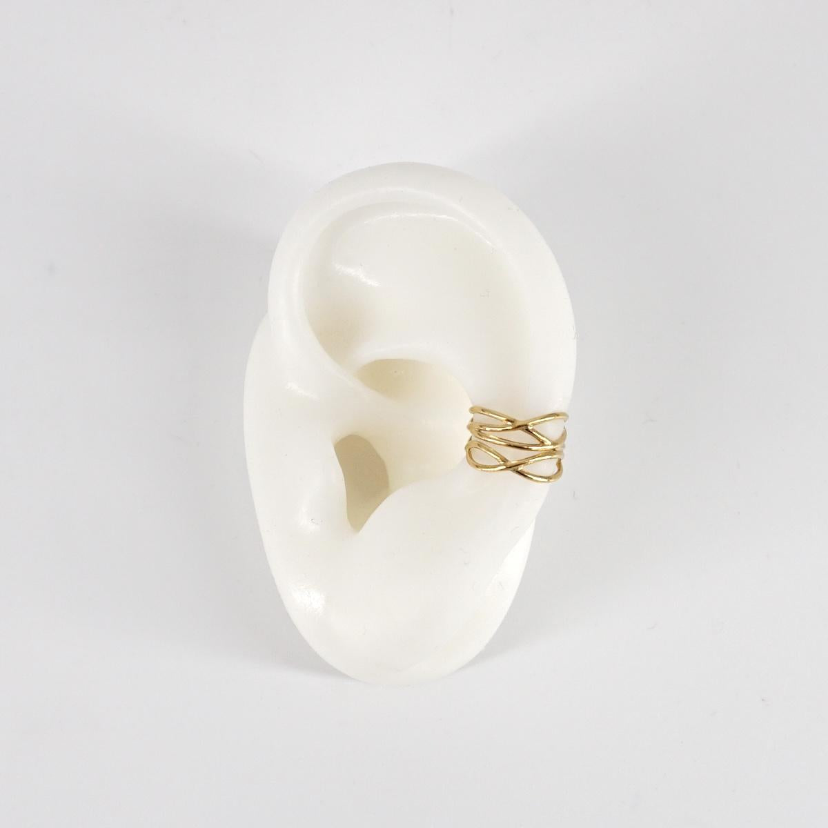 Earcuff MULTIFILO INCROCIATO