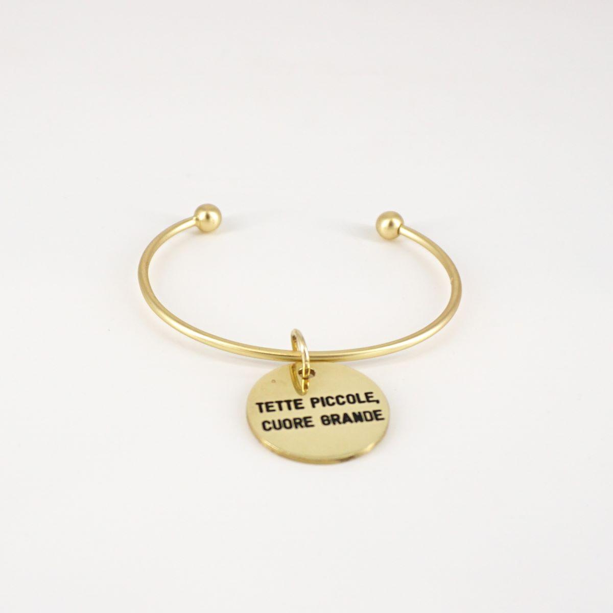 BERC SOPHIE BRACCIALE MEDAGLIETTATETTE PICCOLE, CUORE GRANDE