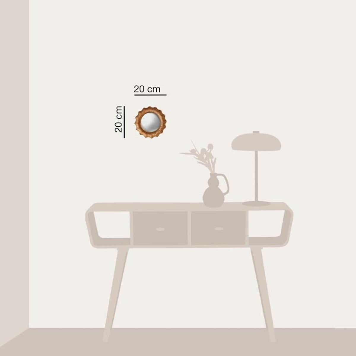 Specchio convesso SOLE DORATO BIG SPECCHIO SOLE DORATO BIG CHEHOMA