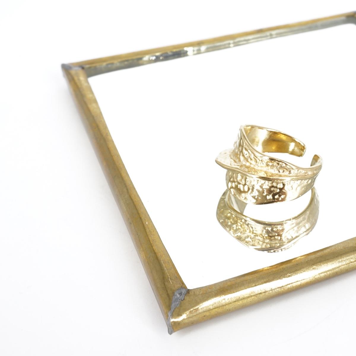 ANELLO CRESTA MARTELLATO ANELLO CRESTA MARTELLATO SOPHIE GIOIELLI