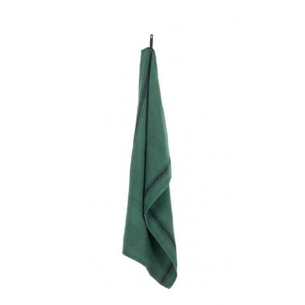 Linen dishcloth - green meleze