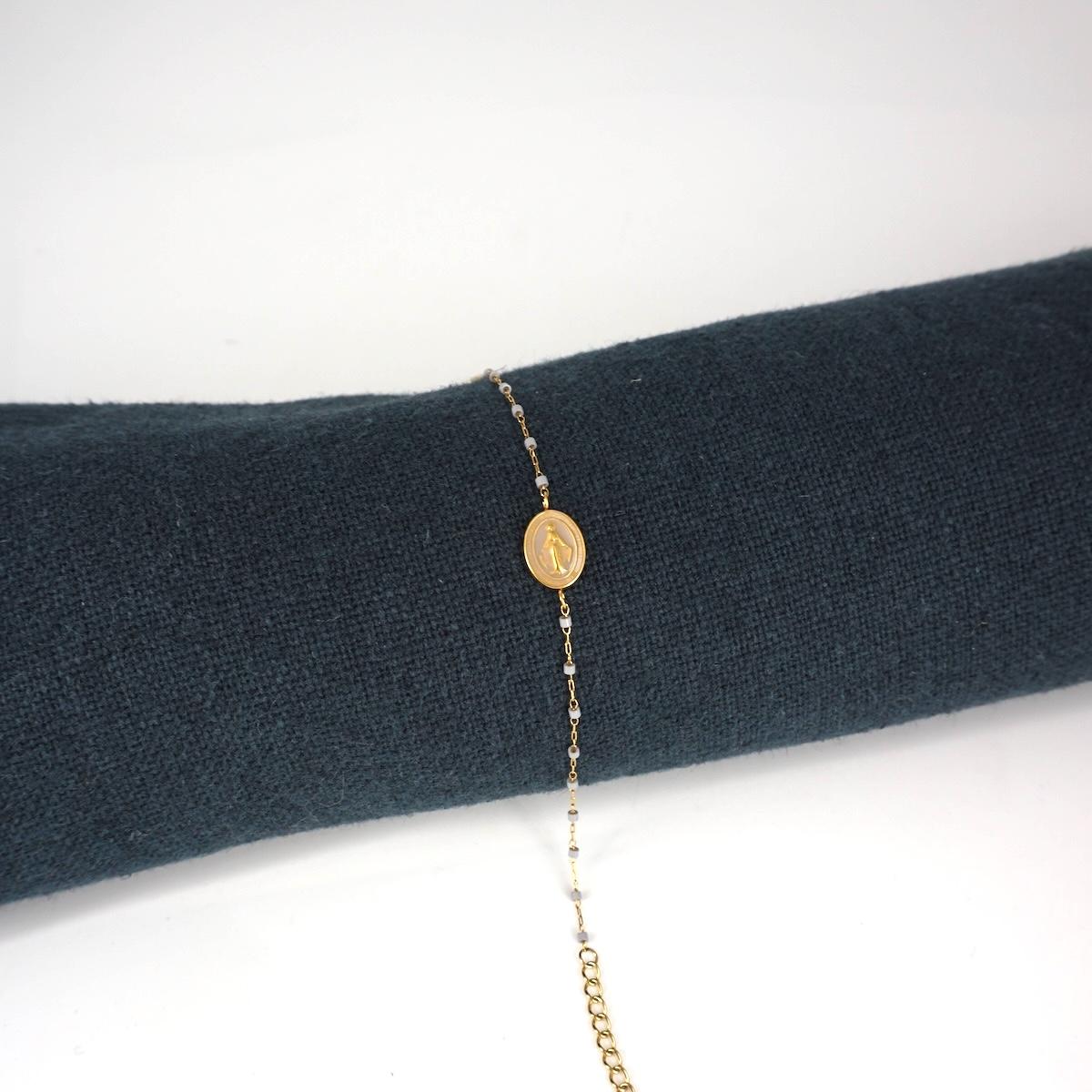 NUSA DUA BRACCIALE MADONNINA BIANCO