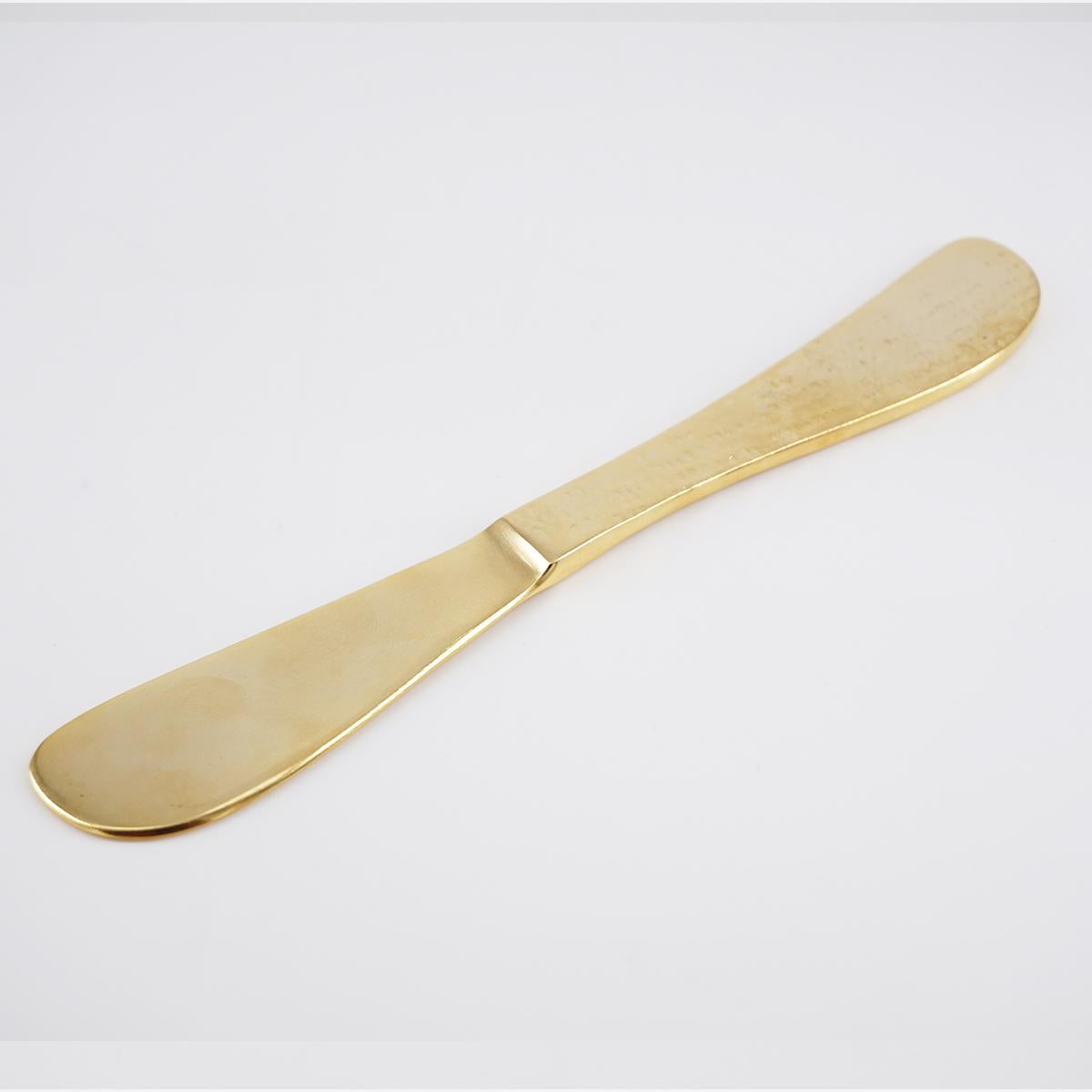 SOPHIE DE GRISSAC COLTELLO DA BURRO MARTELLATO ORO
