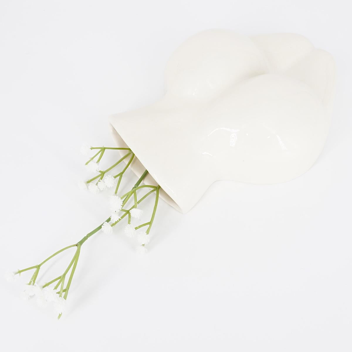 Vaso CHIAPPE da parete VASO DA MURO DONNA BIANCO SGABRINA