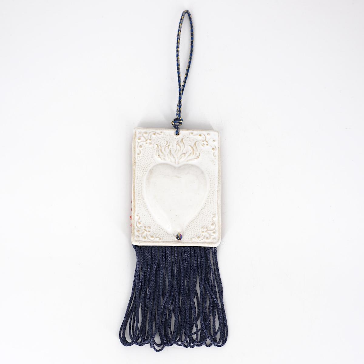 Decorazione EXVOTO con FRANGE BLU DECORAZIONE EXVOTO FRANGE BLU EIKOSITRIA