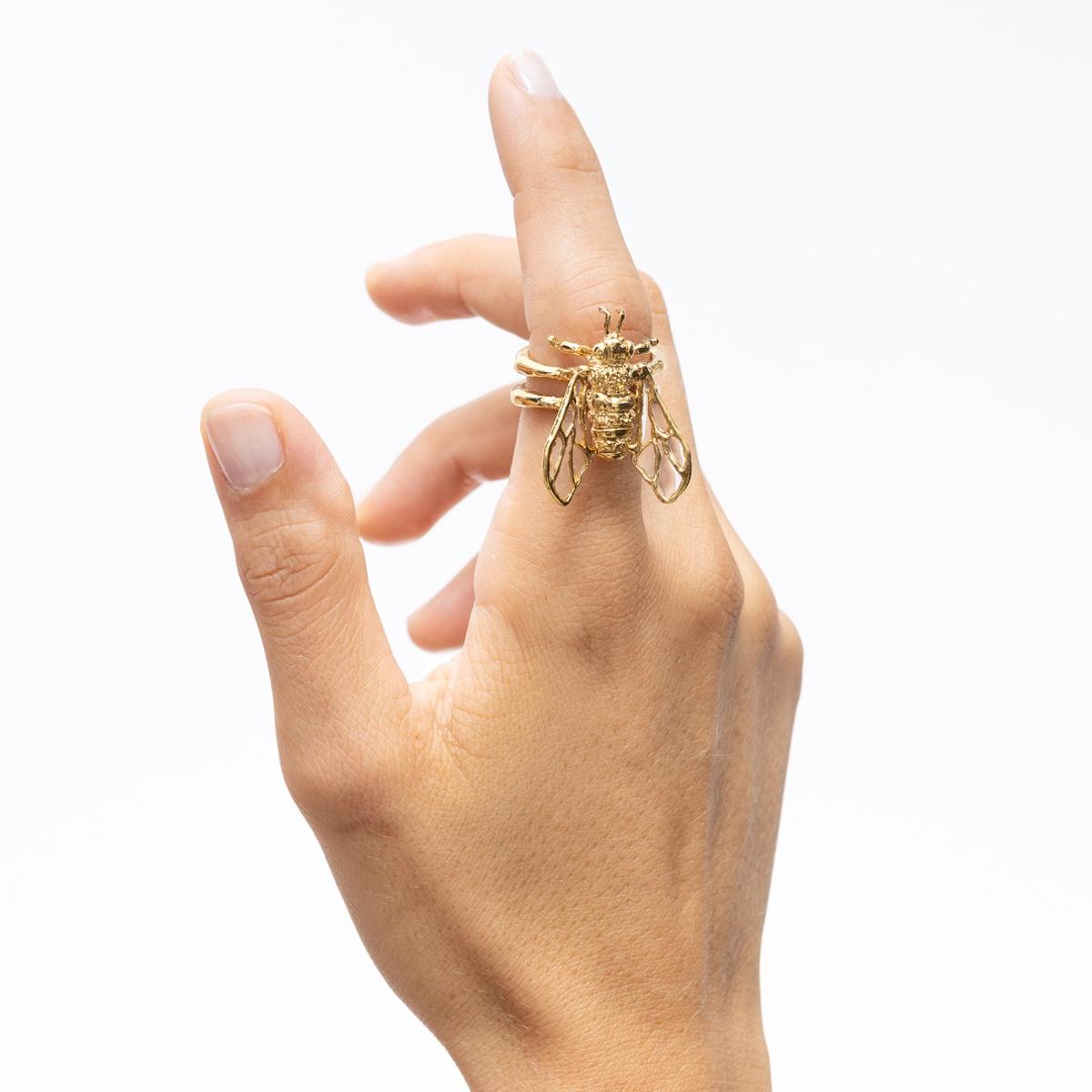 Anello APE REGINA ORO large ANELLO APE ORO LARGE OFFICINE904