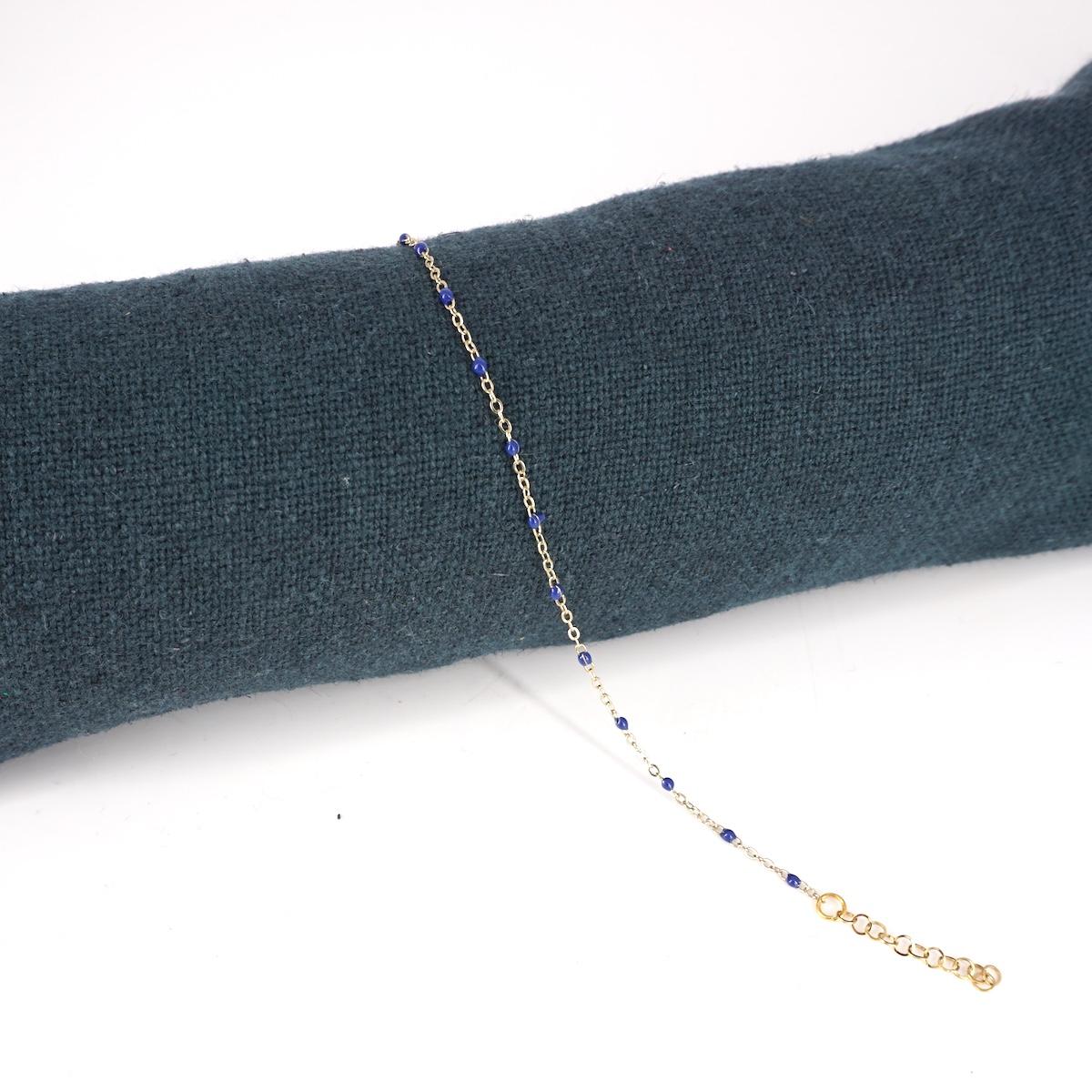 BRACCIALE SMALTINI BLU