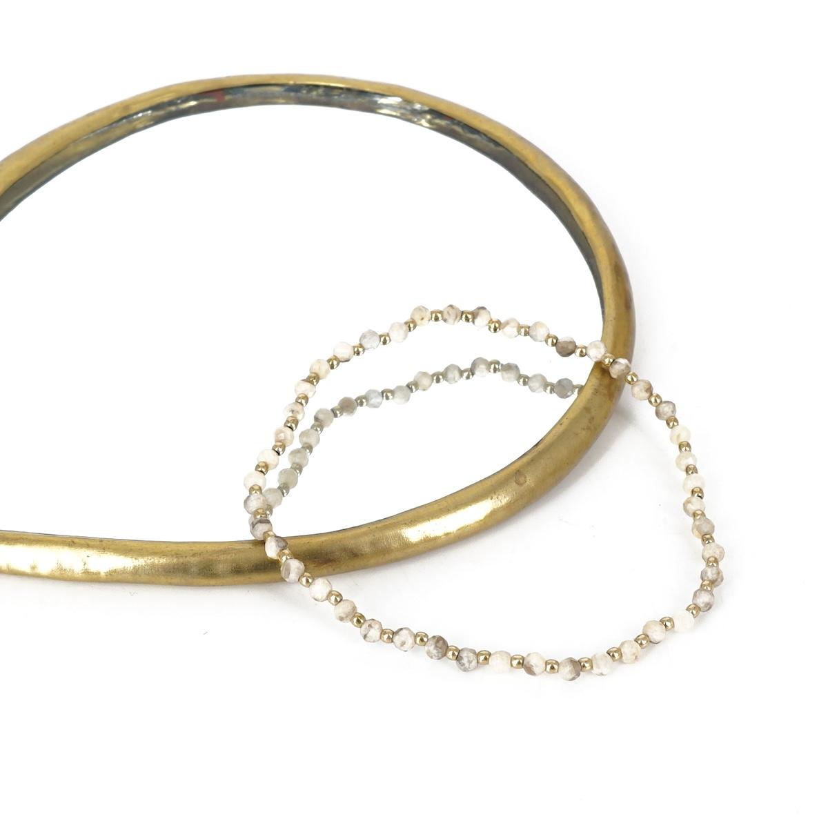 BRACCIALETTO PIETRE BIANCO BRACCIALETTO PIETRE BIANCO SOPHIE GIOIELLI