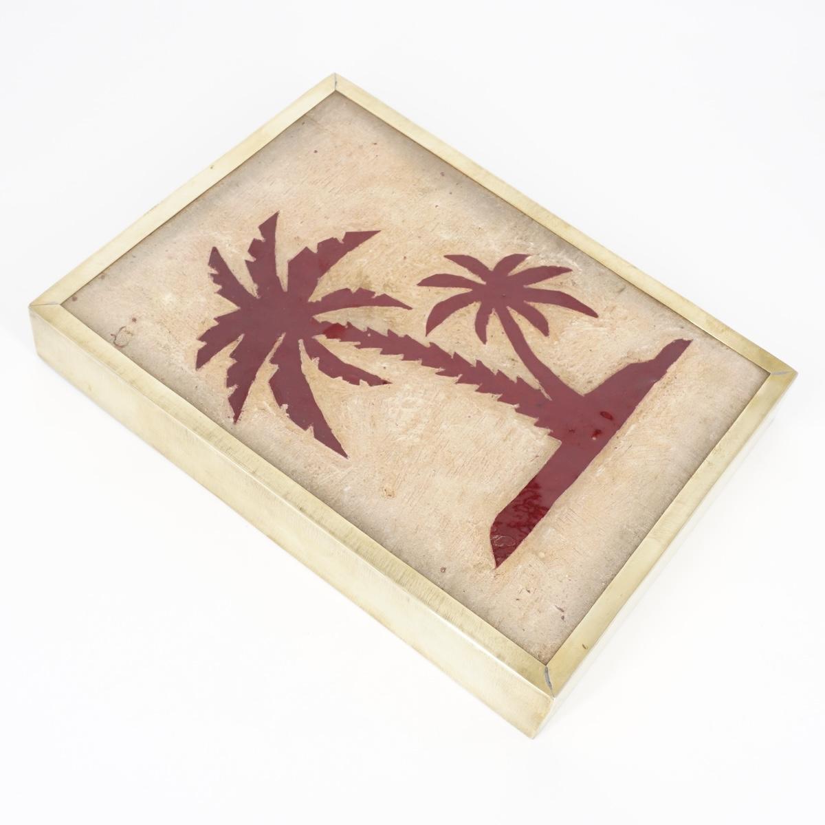 DECORAZIONE PALME BORDEAUX DECORAZIONE PALME BORDEAUX NICOLE