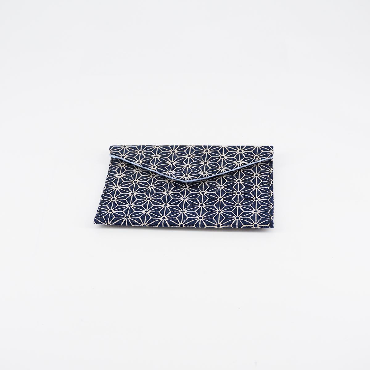 Portacarte STELLE ORIGAMI BLU