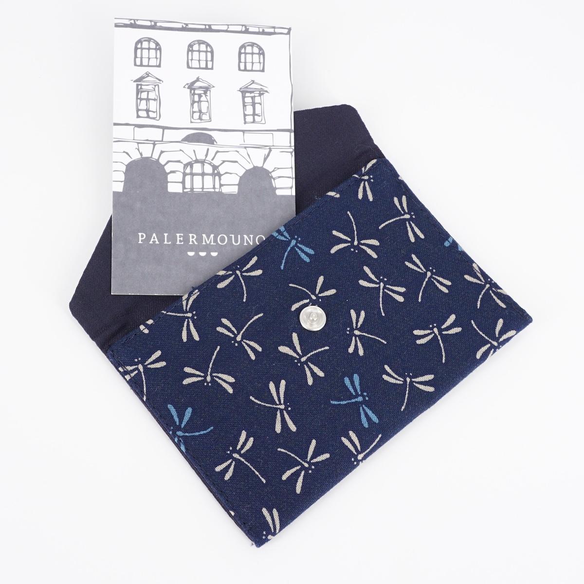 Portacarte LIBELLULE BLU SCURO