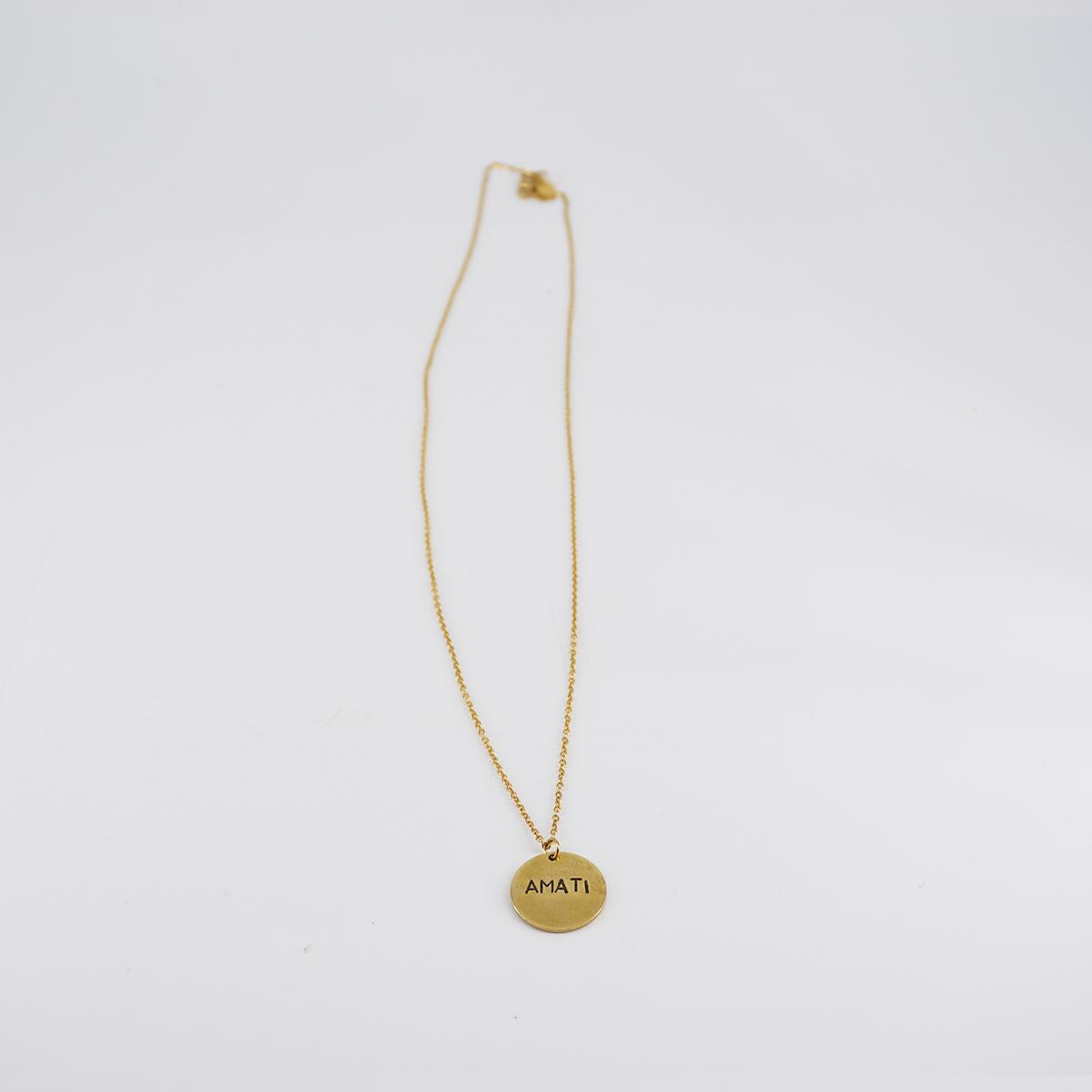 Collier rond chaîne AMATI