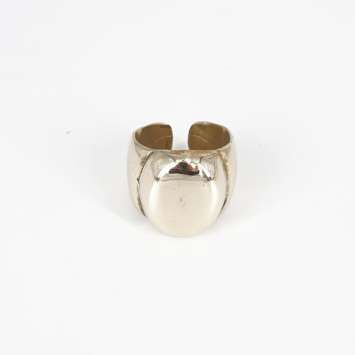 RIVA ANELLO BOMBATO IN OTTONE