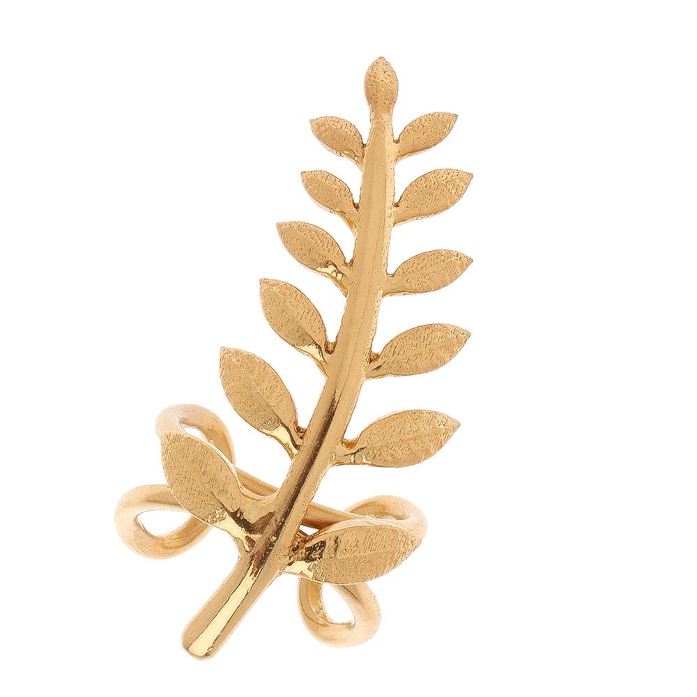 EARCUFF FOGLIA ORO
