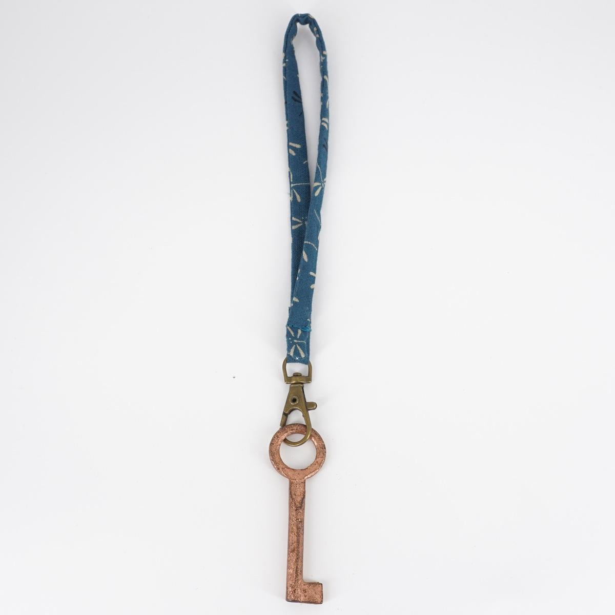 Portachiavi corto LIBELLULE BLU