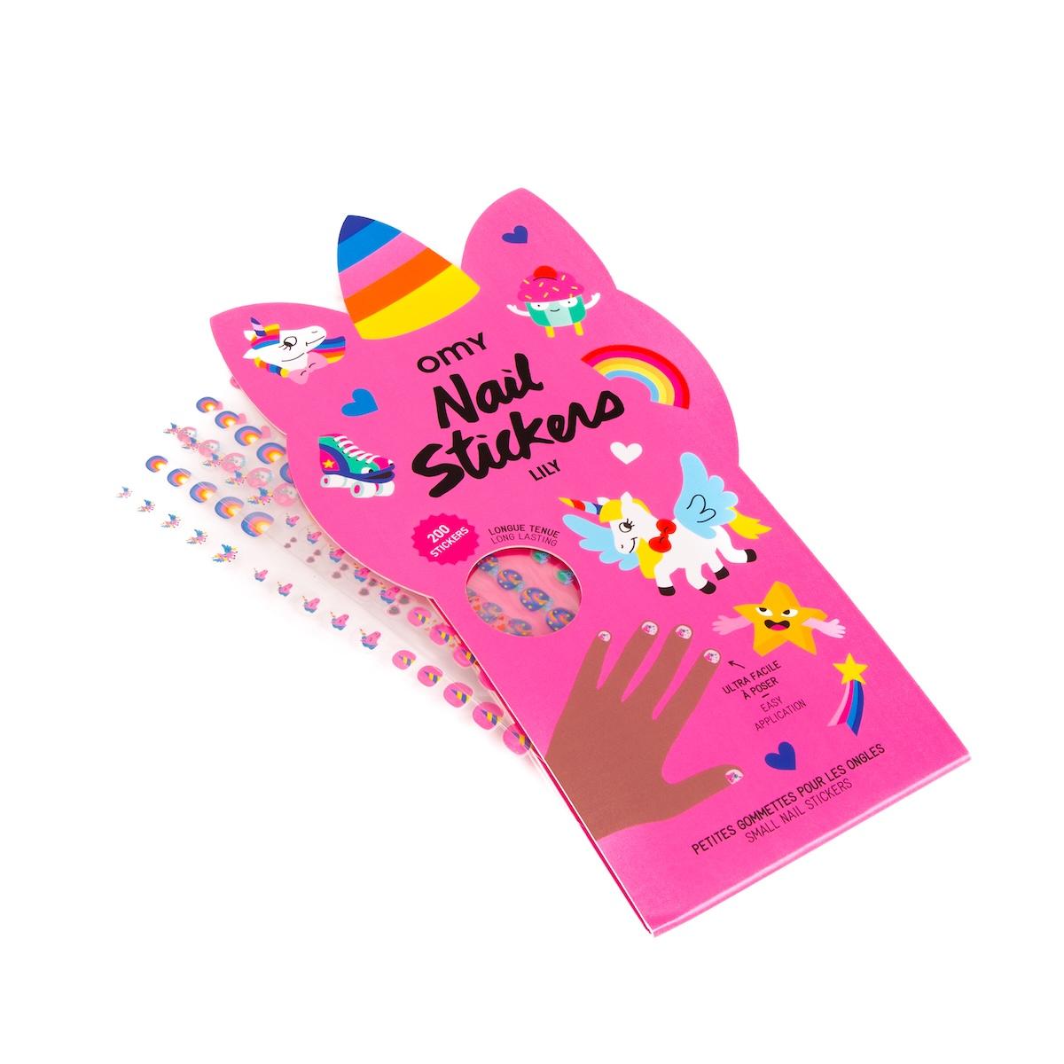 STICKERS PER UNGHIE KAWAII STICKERS PER UNGHIE LILY OMY