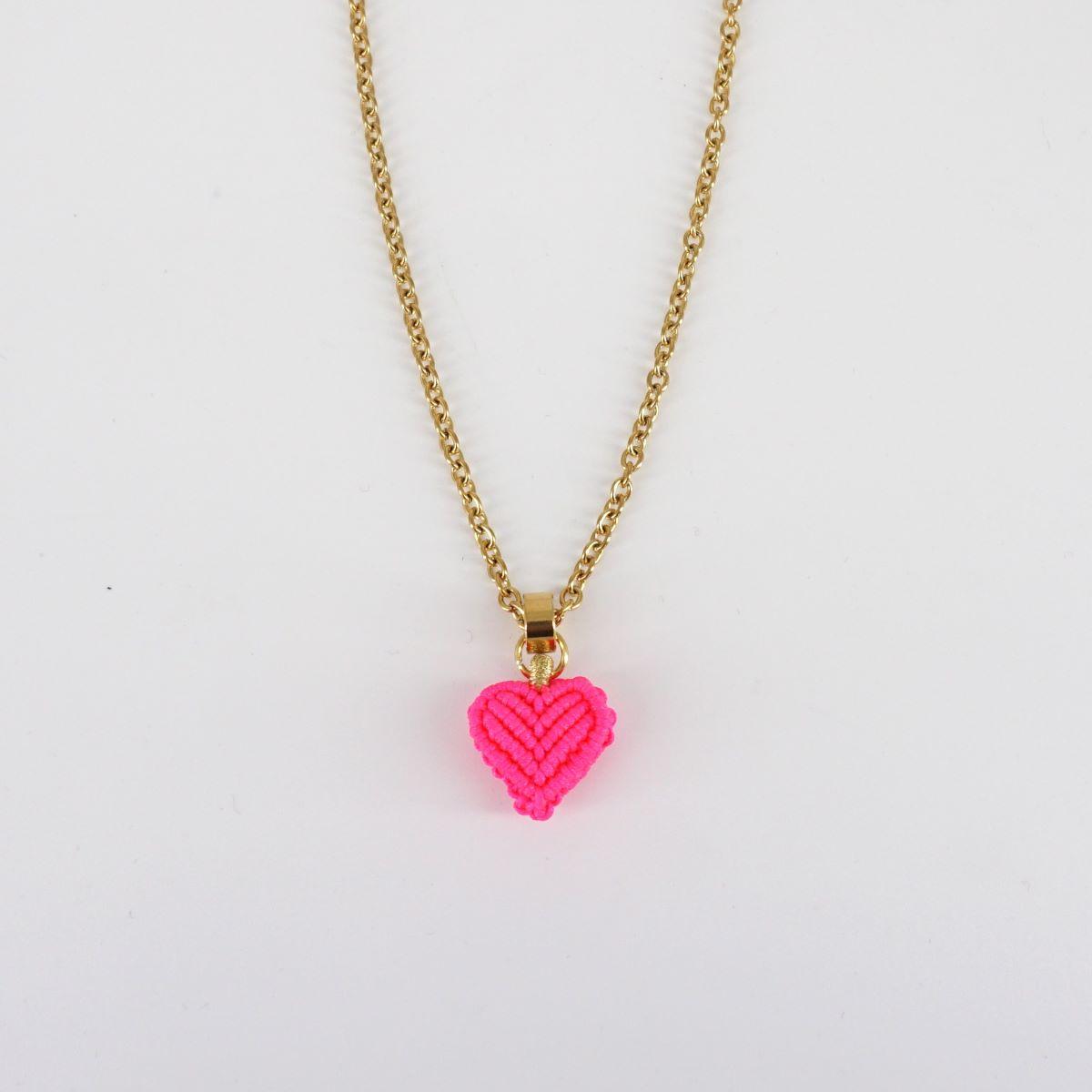 NOMADEA COLLANA CUORE3D FUCSIA