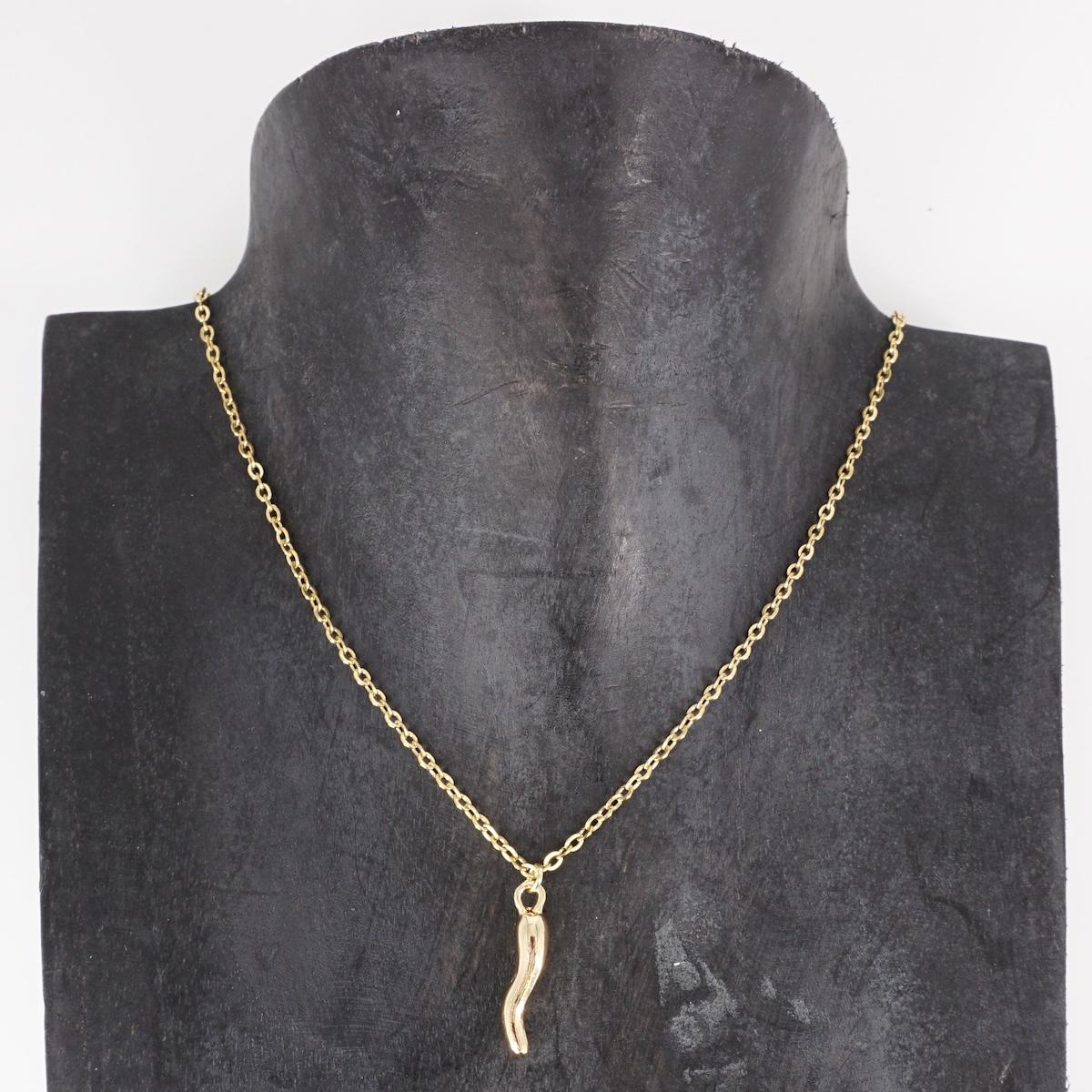 COLLANA CATENINA CORNETTO ORO