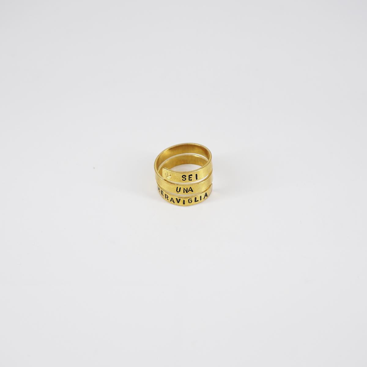 Round Ring YOU ARE A WONDER