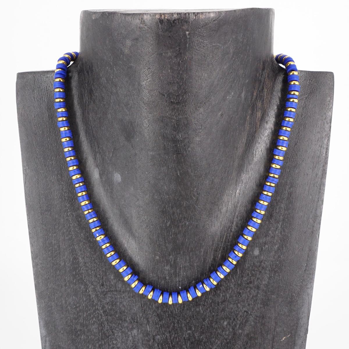 COLLANA TONDINI BLU