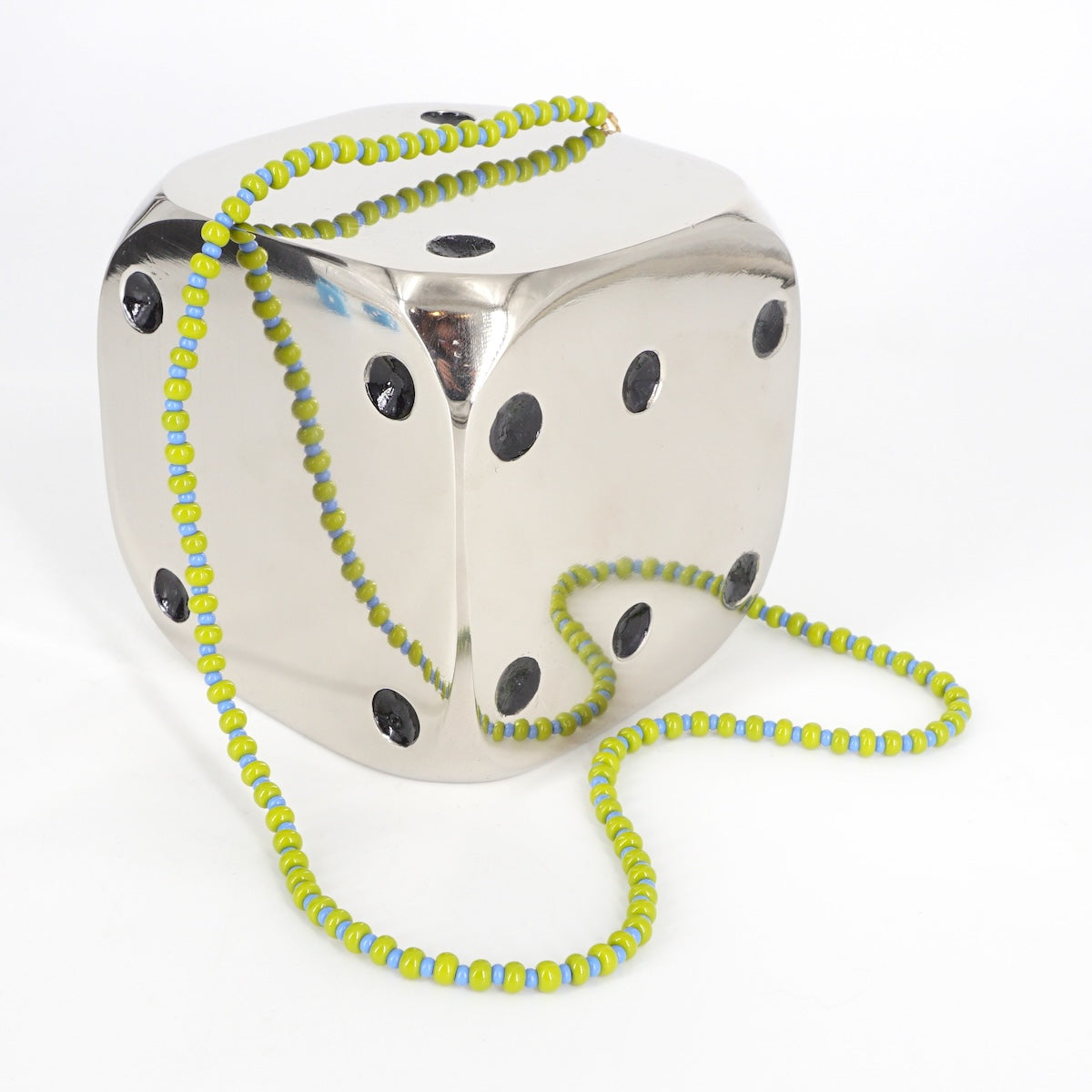 COLLANA BICOLOR VERDE E INDACO COLLANA BICOLOR VERDE E INDACO ALMARE' 