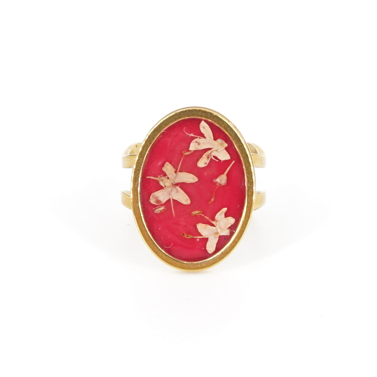 ANELLO FIORI BIG CICLAMINO ANELLO OVALE BIG CICLAMINO ANNA FADDA 
