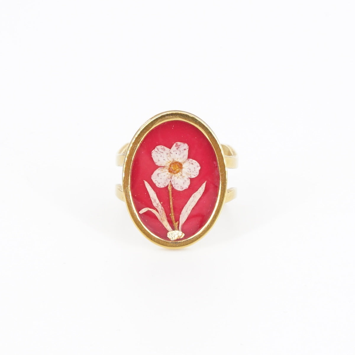 ANELLO FIORI BIG CICLAMINO ANELLO OVALE BIG CICLAMINO ANNA FADDA 