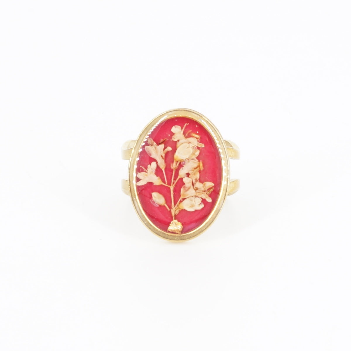 ANELLO FIORI BIG CICLAMINO ANELLO OVALE BIG CICLAMINO ANNA FADDA 