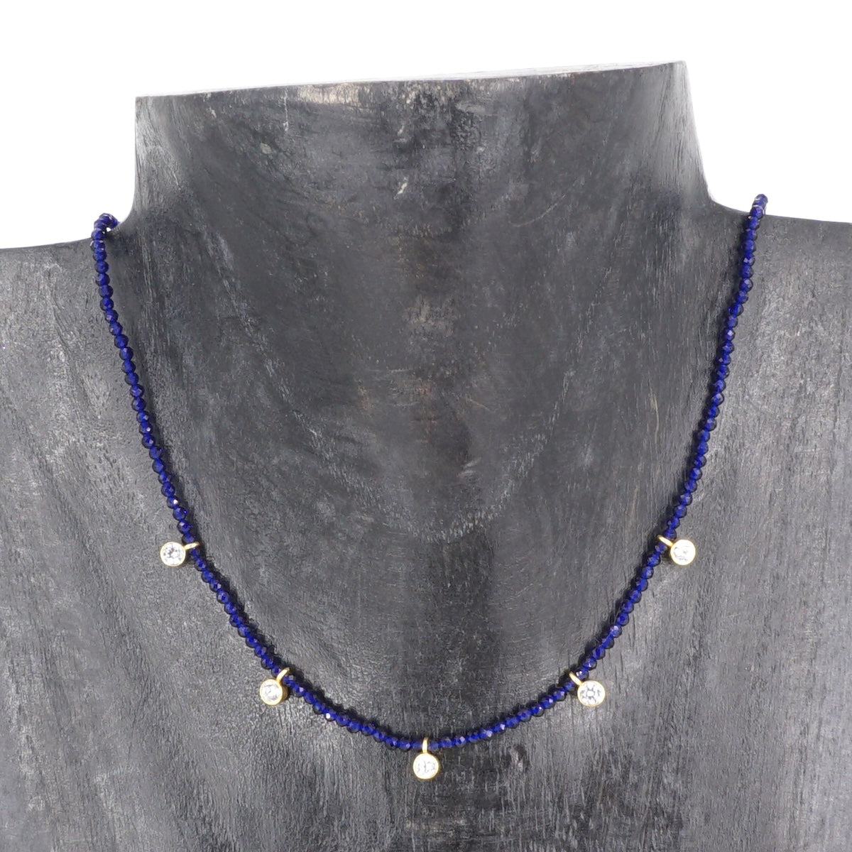 COLLANA PUNTI LUCE PERLINE BLU COLLANA PERLINE PUNTI LUCE BLU ARTEON 
