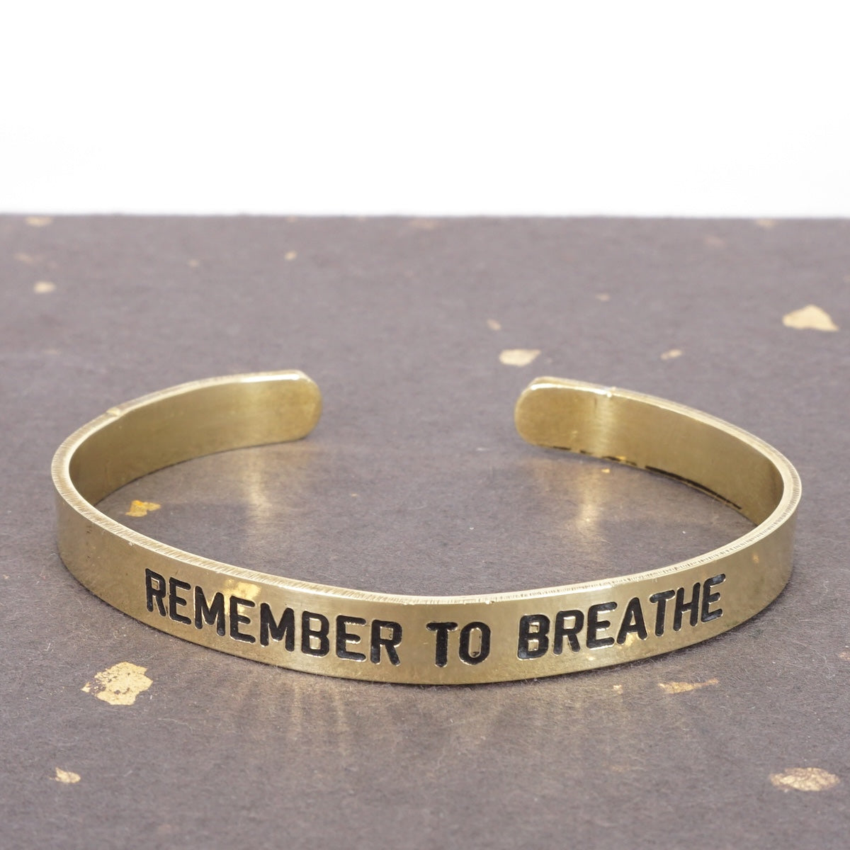 Bracciale fascia sottile REMEMBER TO BREATHE BRACCIALE SOTTILE REMEMBER TO BREATHE BERC SOPHIE 