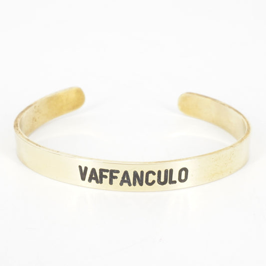 Bracciale fascia sottile VAFFANCULO BRACCIALE SOTTILE VAFFANCULO BERC SOPHIE 