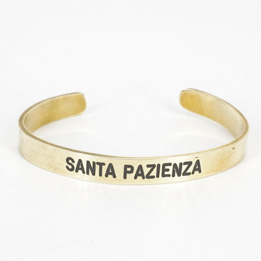 Bracciale fascia super sottile SANTA PAZIENZA BRACCIALE SUPER SOTTILE SANTA PAZIENZA BERC SOPHIE 