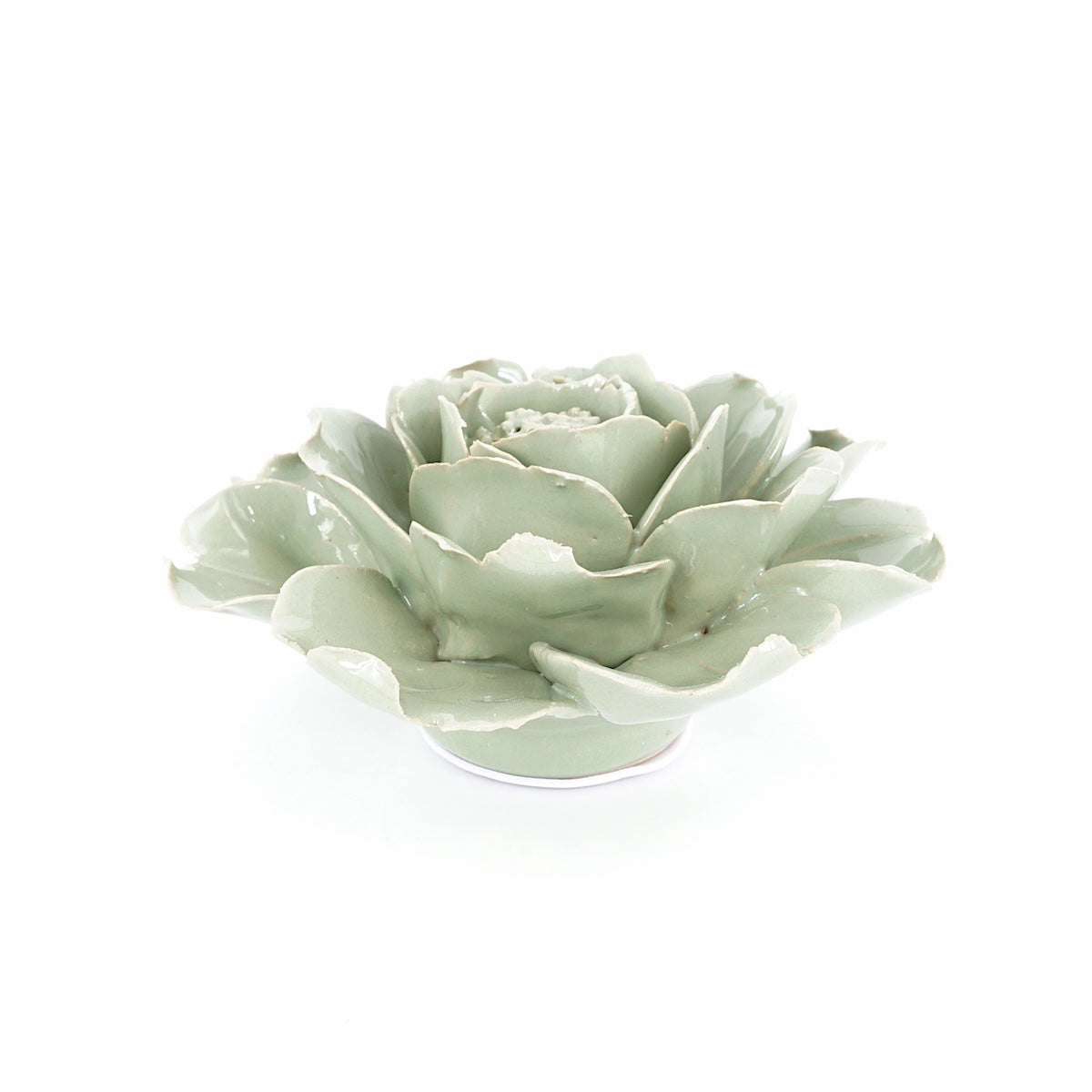 FIORE in CERAMICA ROSA VERDE ACQUA FIORE CERAMICA ROSA VERDE ACQUA CHIVE 