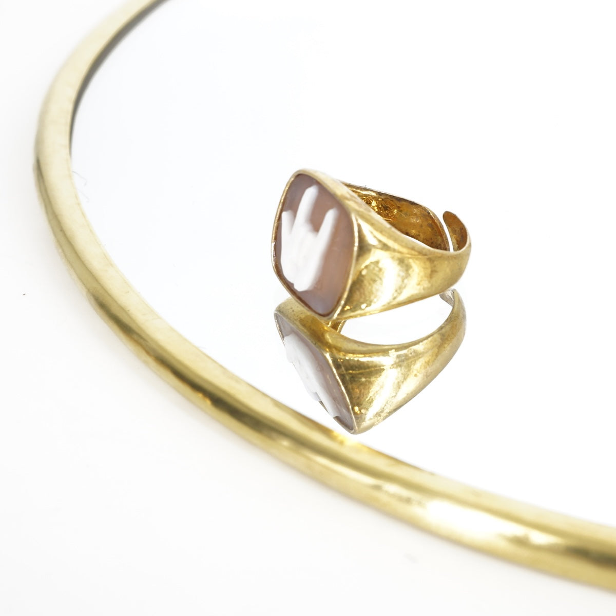 ANELLO CAMMEO CHARVALIER ROCK ANELLO CHEVALIER MANO TIÈ ELUA 