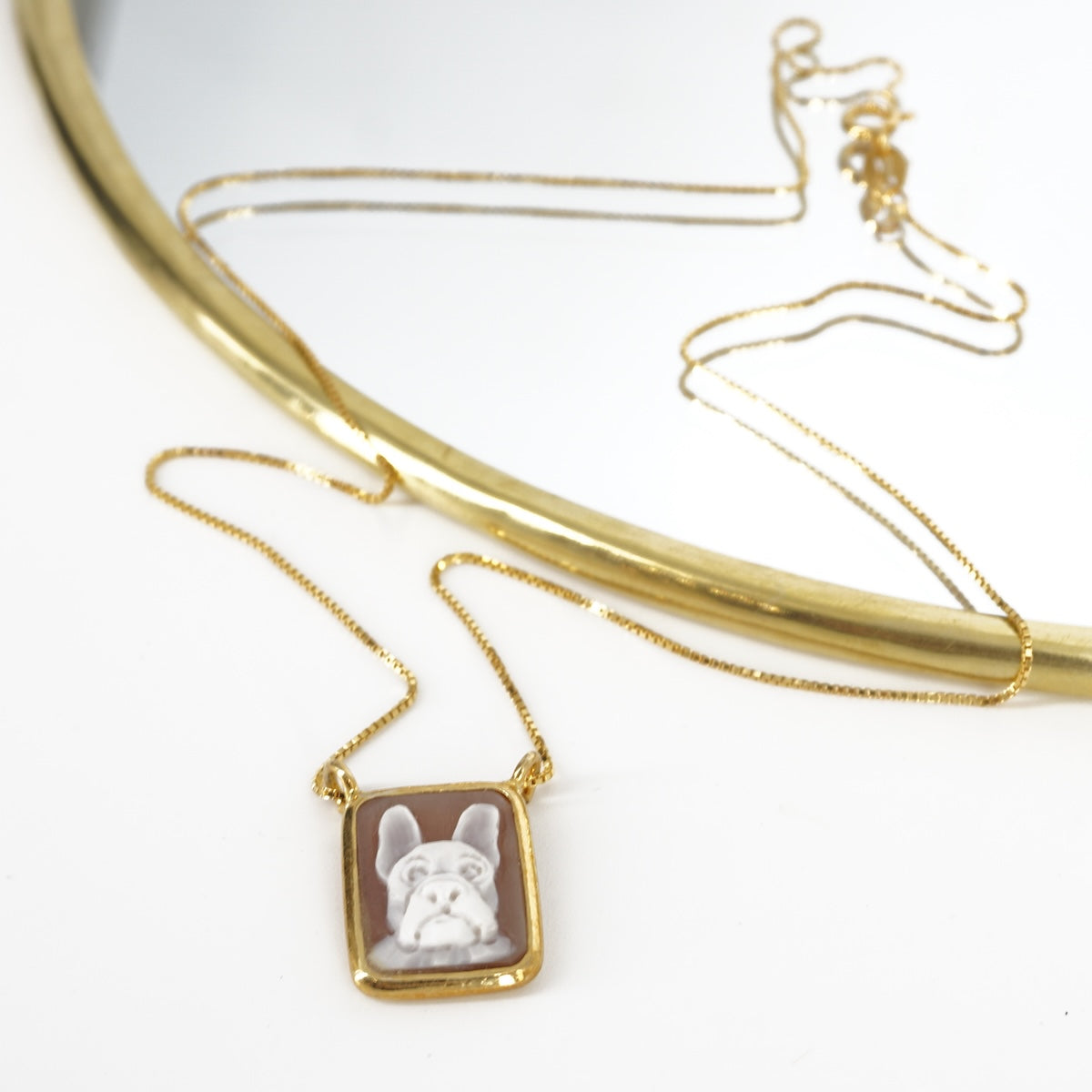 COLLANA CAMMEO BULLDOG COLLANA CAMMEO BULLDOG ELUA 