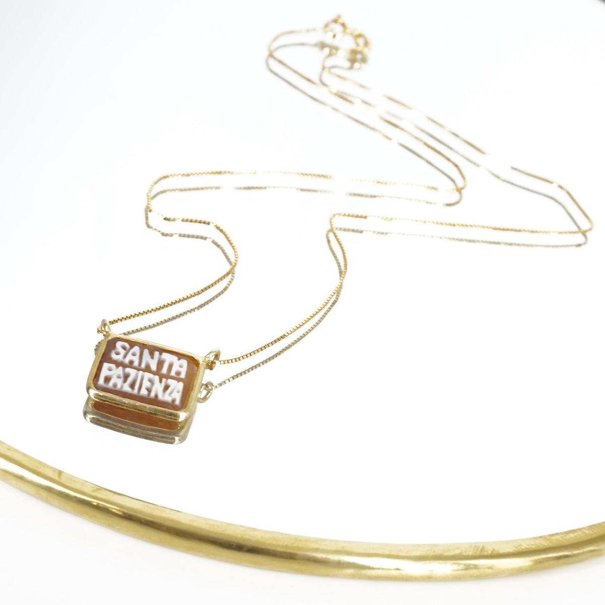 COLLANA CAMMEO SANTA PAZIENZA COLLANA CAMMEO SANTA PAZIENZA ELUA 