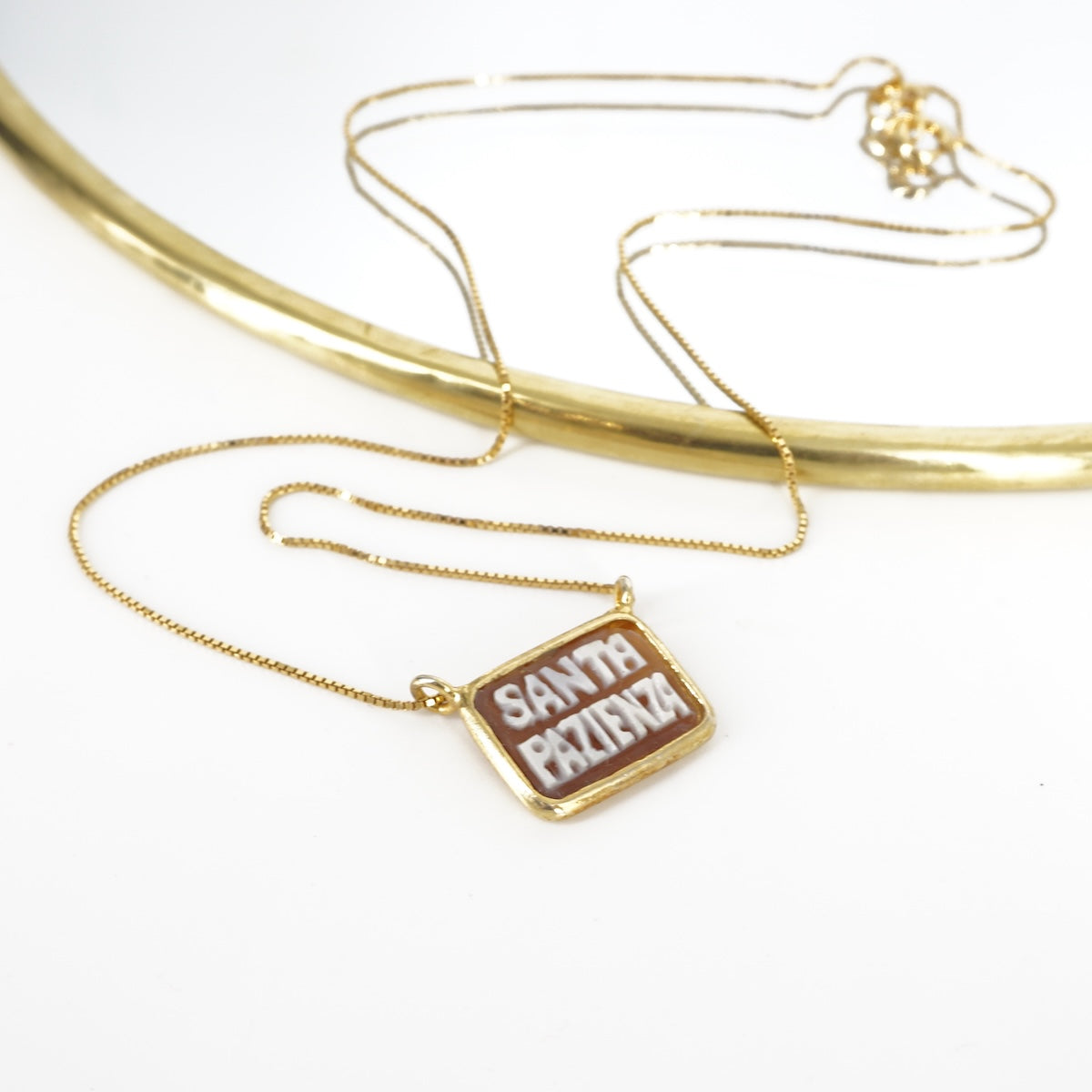 COLLANA CAMMEO SANTA PAZIENZA COLLANA CAMMEO SANTA PAZIENZA ELUA 