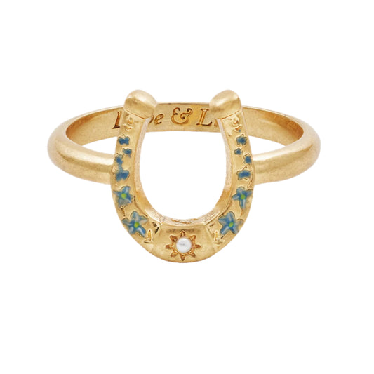 ANELLO FERRO DI CAVALLO LOVE & LUCK ANELLO FERRO DI CAVALLO  FABLE ENGLAND 