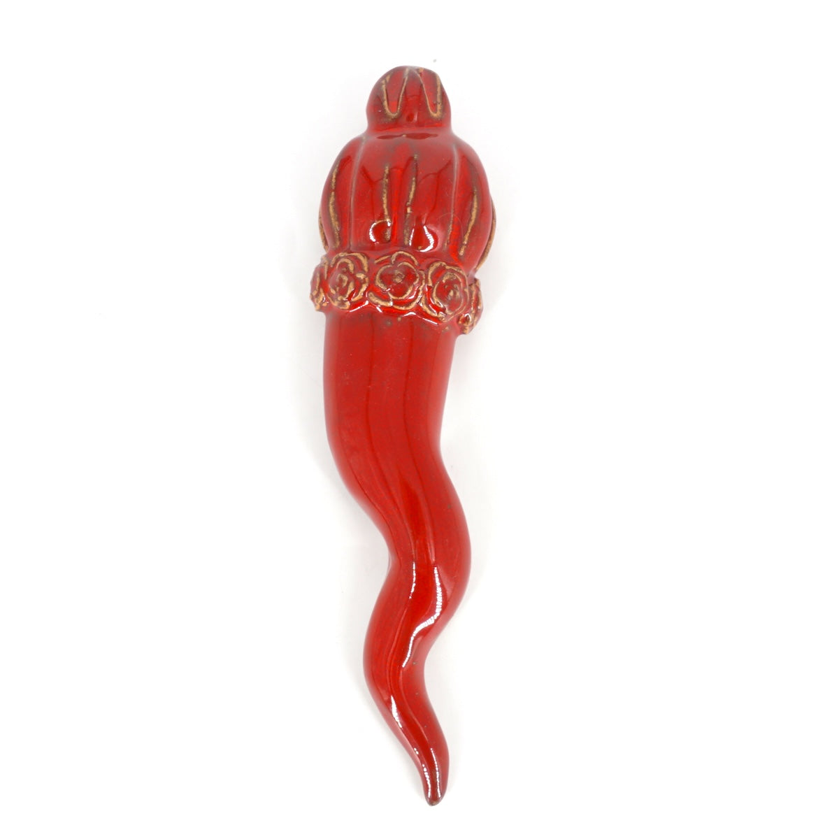 Corno medium ROSE rosso CORNO MEDIUM TUPPO ROSE ROSSO FRATANTONI 