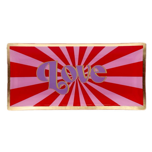 Vassoietto rettangolare LOVE PIATTO RETTANGOLARE LUNGO LOVE GIFT COMPANY 