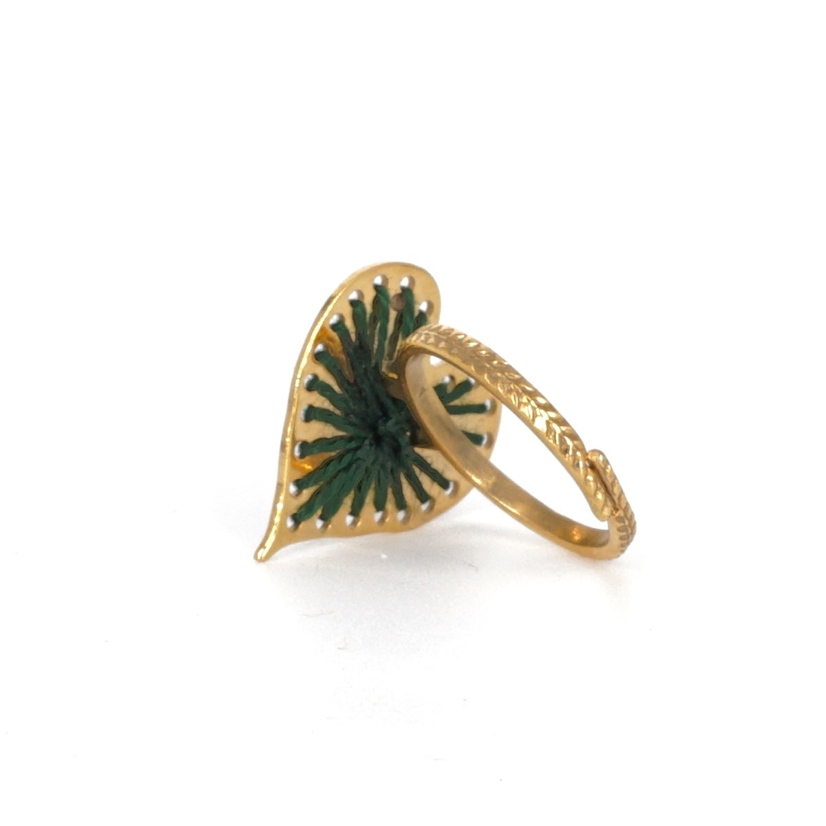 ANELLO FILO CUORE VERDE ANELLO CUORE VERDE KEDIMA 