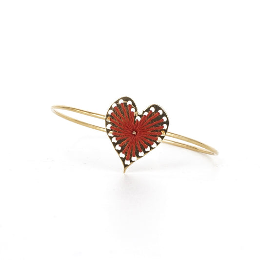 BRACCIALE FILO CUORE RUGGINE BRACCIALE CUORE RUGGINE KEDIMA 