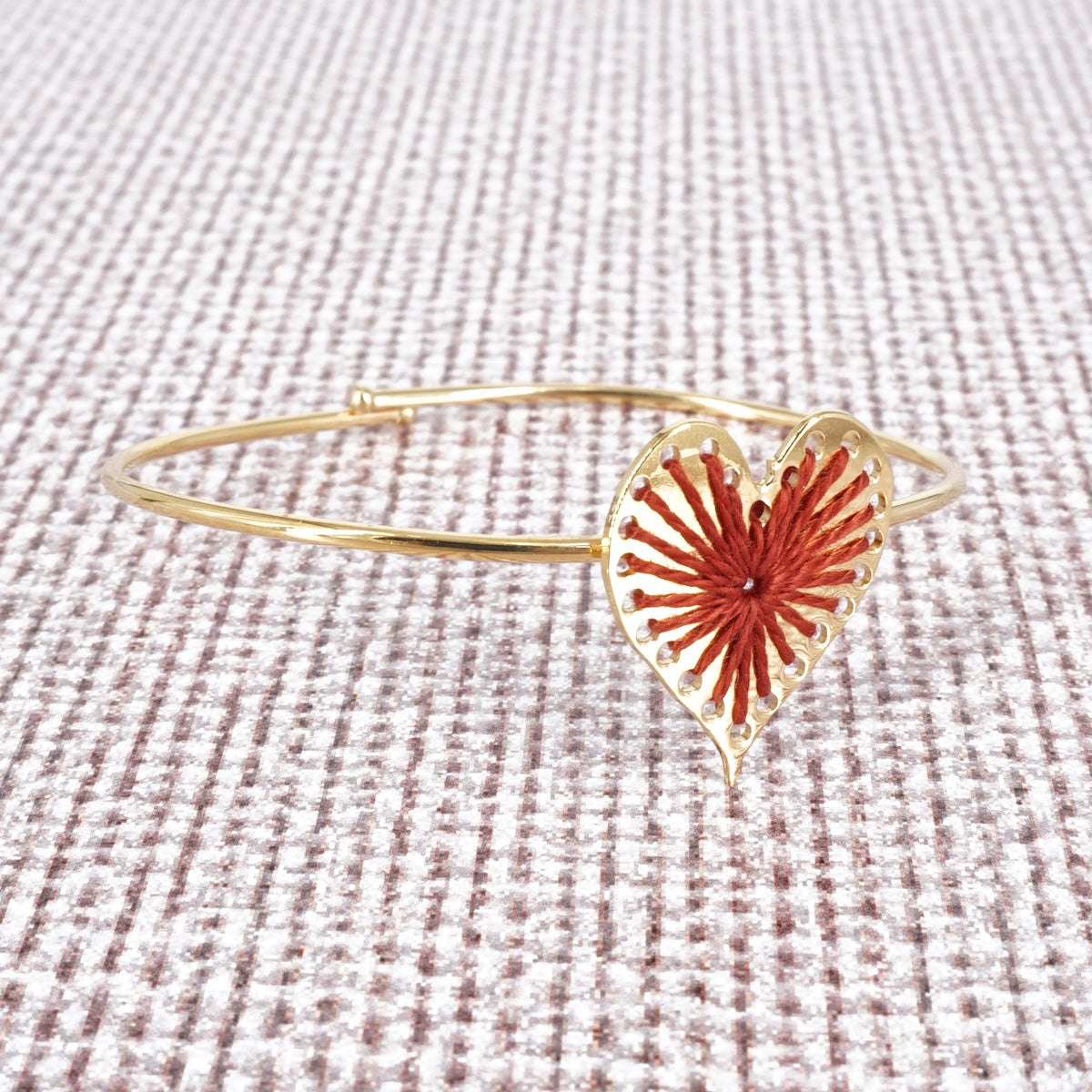 BRACCIALE FILO CUORE RUGGINE BRACCIALE CUORE RUGGINE KEDIMA 