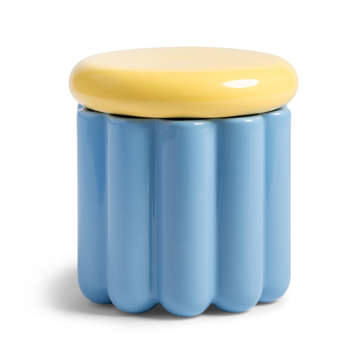 Barattolo CHARLOTTE MEDIUM AZZURRO BARATTOLO CHARLOTTE MEDIUM AZZURRO KLEVERING 