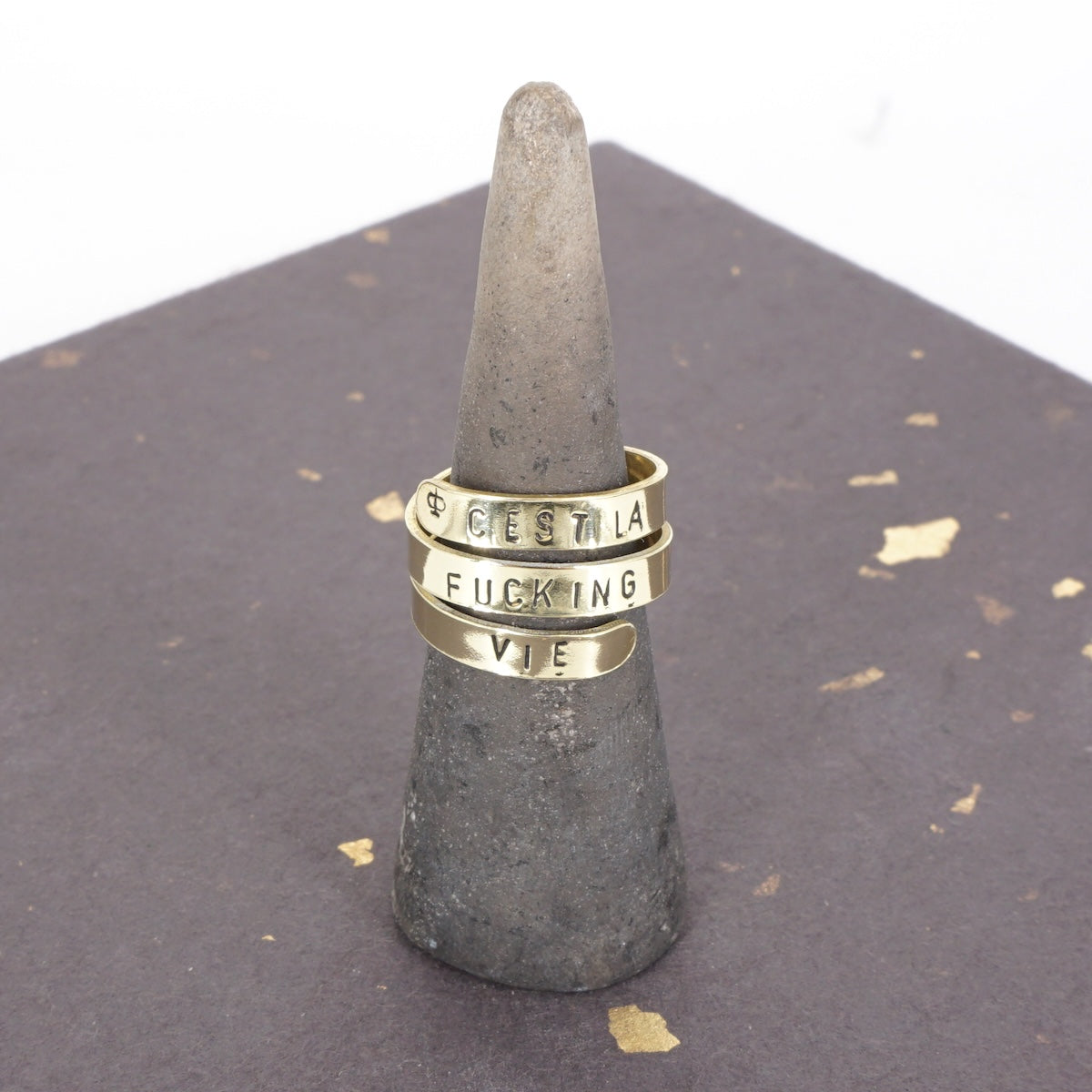 Anello giro C'EST LA FUCKING VIE ANELLO GIRO CEST LA FUCKING VIE  LOTI 