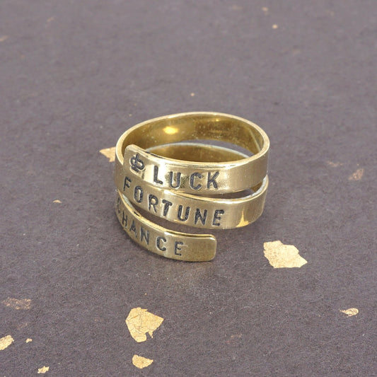 Anello giro LUCK FORTUNE & CHANCE ANELLO GIRO LUCK FORTUNE & CHANCE  LOTI 