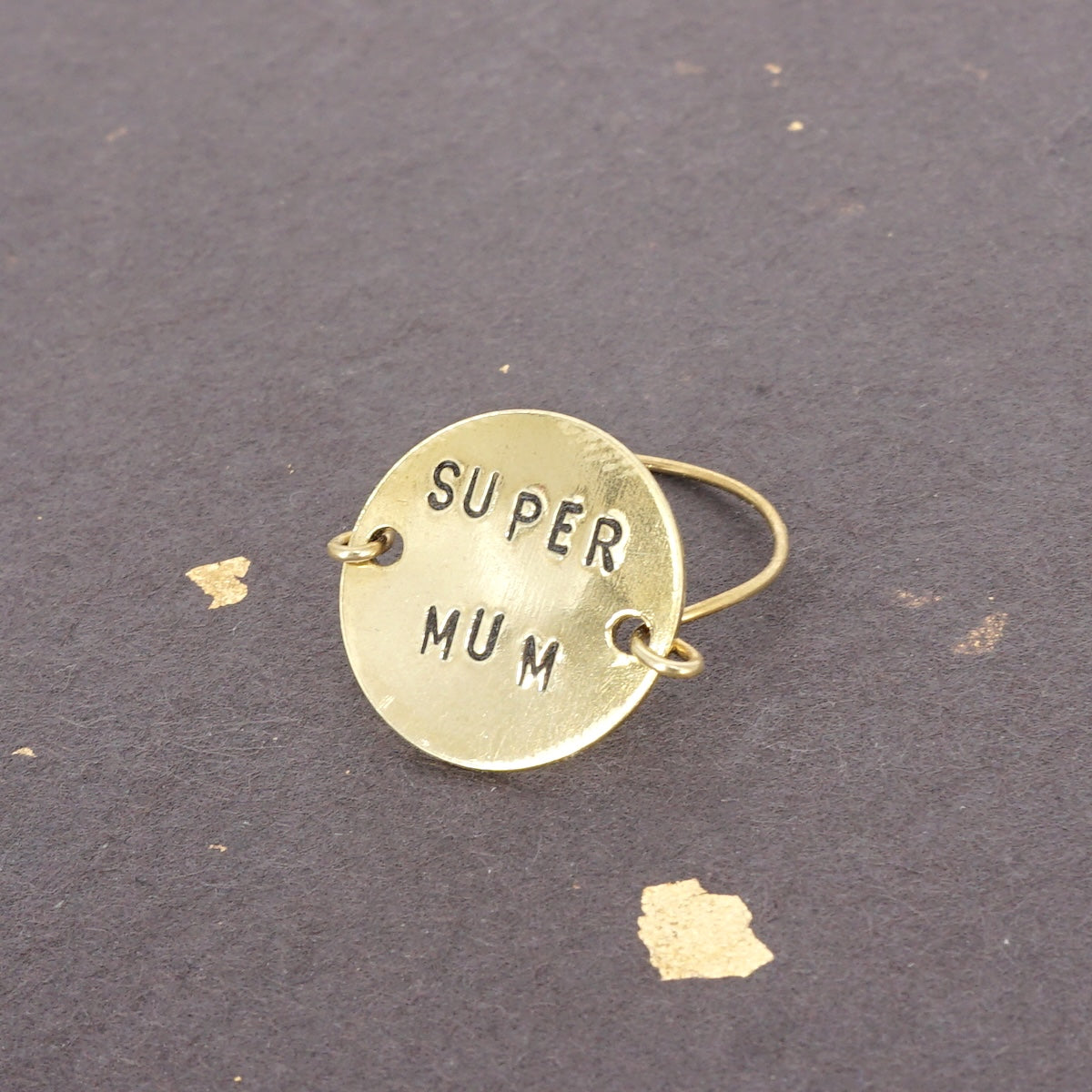Anello placca SUPER MUM ANELLO PLACCA SUPER MUM  LOTI 